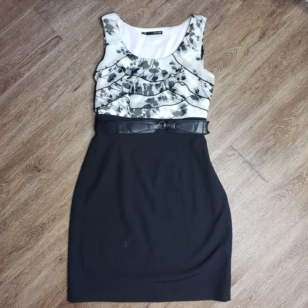 Maurice's Black and White Dress